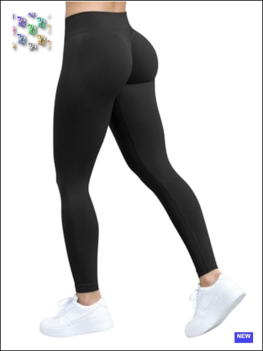Seamless Scrunch Tights Tummy Control Yoga Pants Squat Proof Nylon